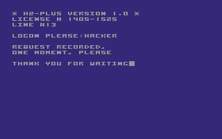 Hacker II: The Doomsday Papers screenshot 3 for Commodore 64